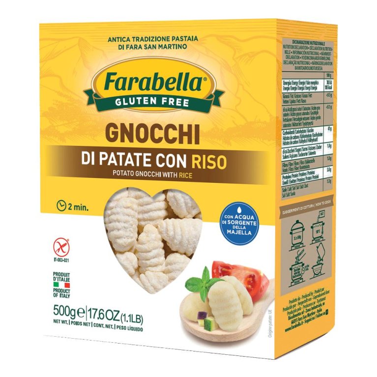 FARABELLA GNOCCHI PAT RISO500G FARABELLA GNOCCHI PAT RISO500G