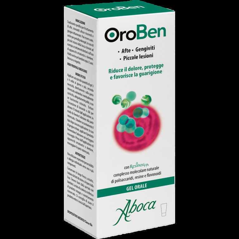 Oroben Gel orale per afte, stomatiti e gengiviti - 15 ml Oroben Gel orale per afte, stomatiti e gengiviti - 15 ml