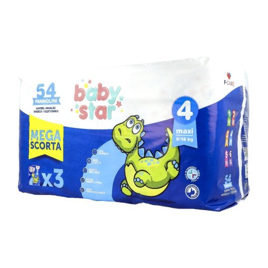 BABYSTAR MEGASCORTA TG 4 54PZ