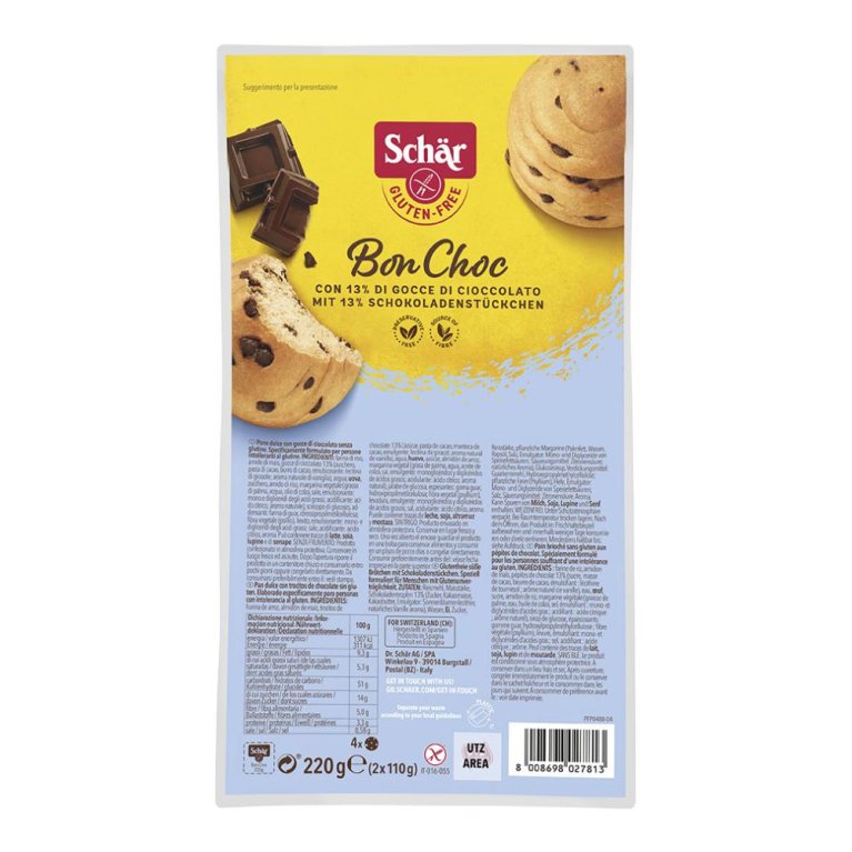 SCHAR BON CHOC 4X55G SCHAR BON CHOC 4X55G