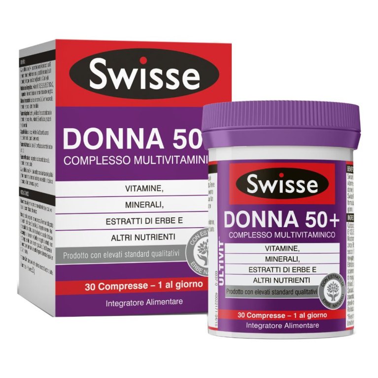 SWISSE MULTIVIT DONNA50+ 30CPR SWISSE MULTIVIT DONNA50+ 30CPR