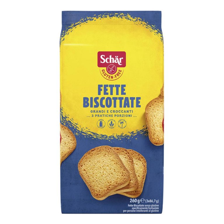 SCHAR FETTE BISCOTTATE 3X86,7G SCHAR FETTE BISCOTTATE 3X86,7G