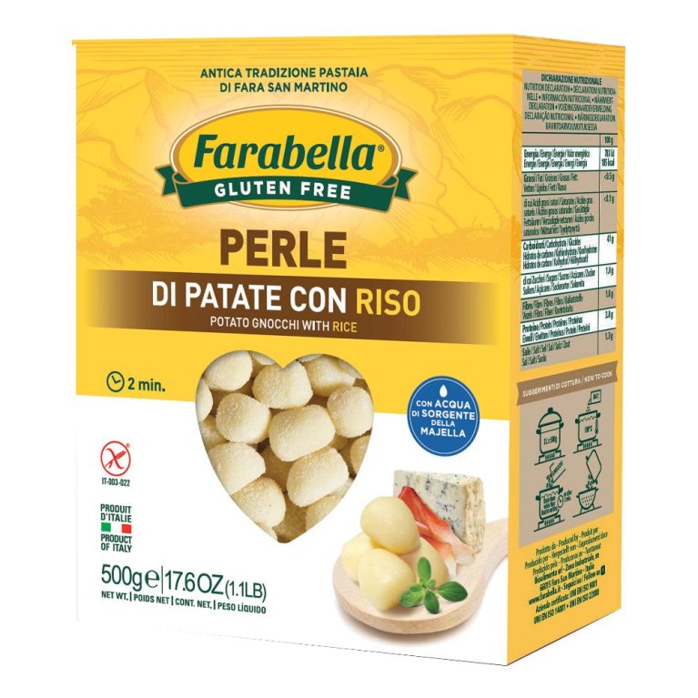 FARABELLA PERLE PATATE RIS500G FARABELLA PERLE PATATE RIS500G