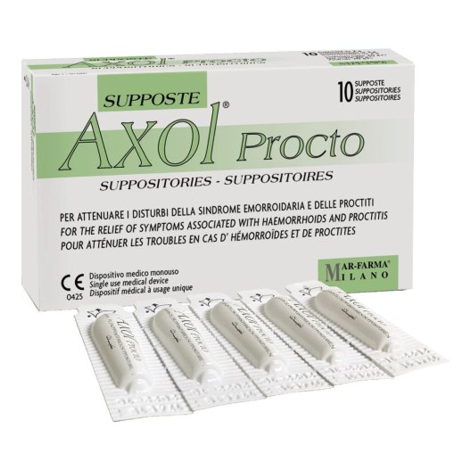 AXOL PROCTO 10SUPPOSTE 2GR