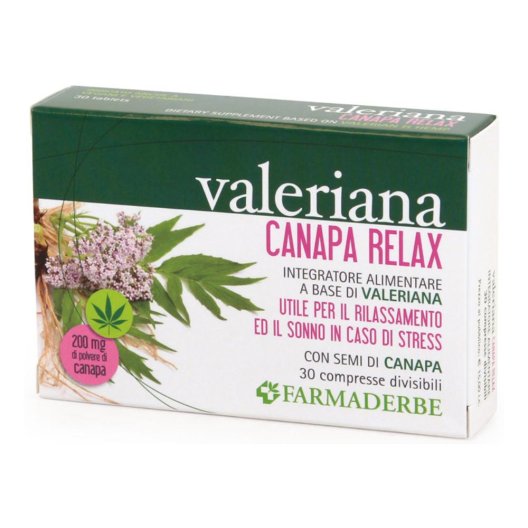 VALERIANA CANAPA RELAX 30CPR VALERIANA CANAPA RELAX 30CPR