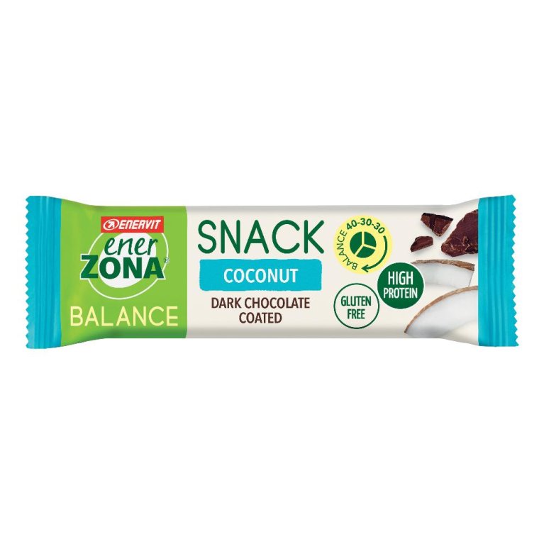 Enerzona snack balance cocco 40-30-30 barretta 1 blocco 33 grammi