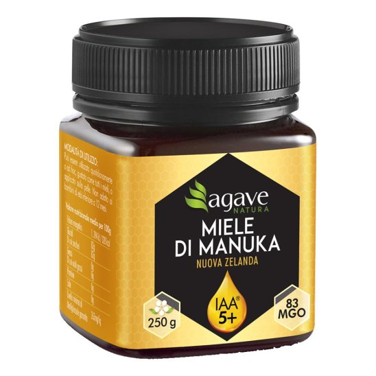 Miele di Manuka Agave natura 250 grammi IAA 5+ 83 MGO