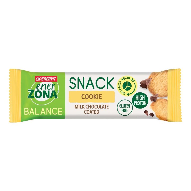 Enerzona snack balance cookie 40-30-30 barretta 1 blocco 33 grammi