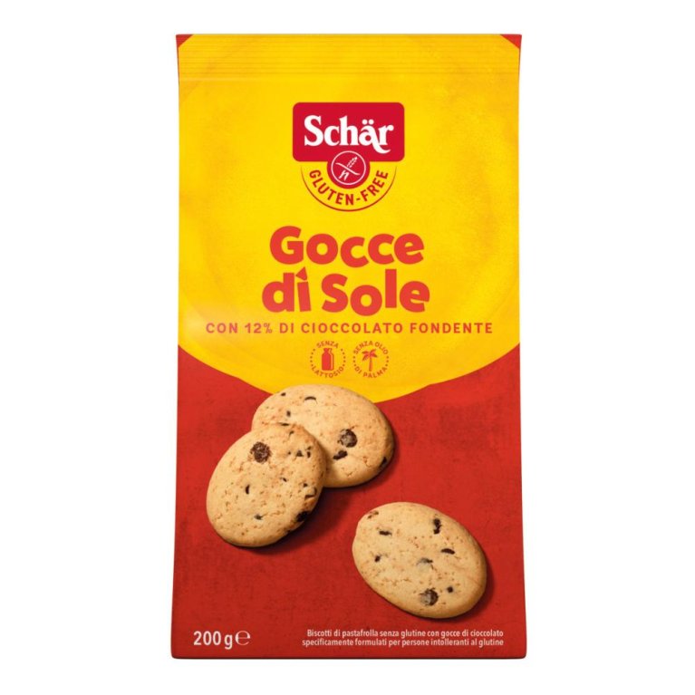 SCHAR GOCCE DI SOLE BISC 200G SCHAR GOCCE DI SOLE BISC 200G