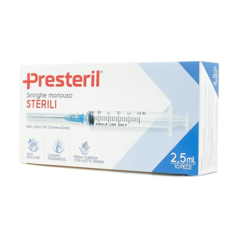 MEDIPRESTERIL SIRINGA 2,5ML MEDIPRESTERIL SIRINGA 2,5ML