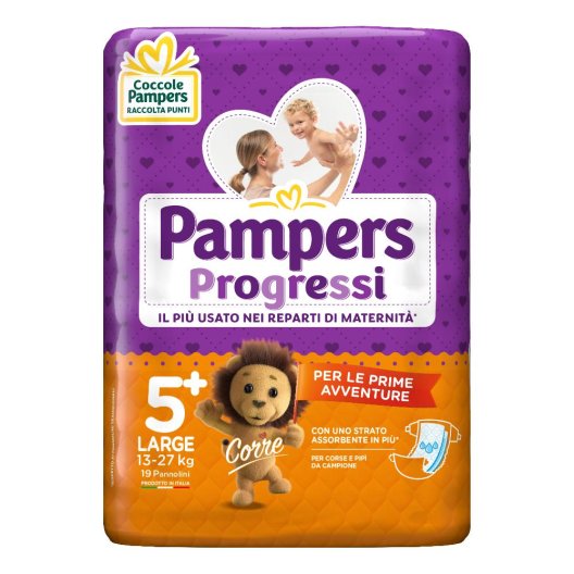 PAMPERS PROGRESSI LARGE 19PZ PAMPERS PROGRESSI LARGE 19PZ