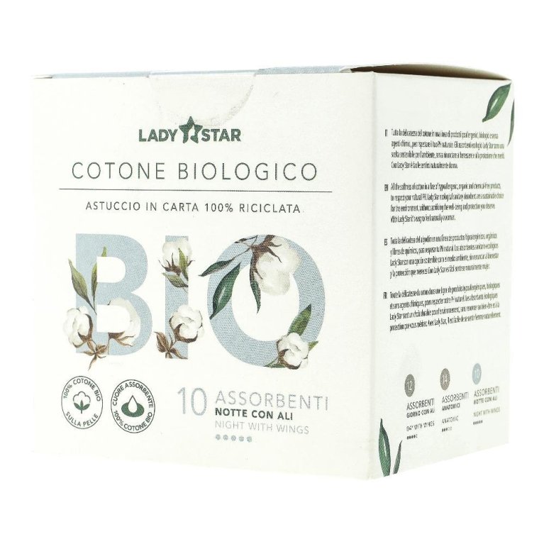 LADYSTAR 100%COT BIO NT C/A 10 LADYSTAR 100%COT BIO NT C/A 10