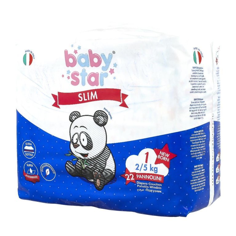 BABYSTAR SLIM 2/5KG T1NB 22PZ BABYSTAR SLIM 2/5KG T1NB 22PZ