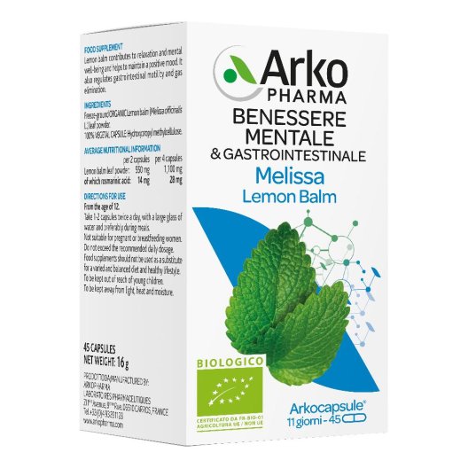 ARKOCPS MELISSA 45CPS BIO ARKOCPS MELISSA 45CPS BIO