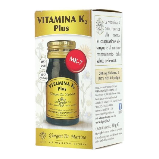 VITAMINA K2 PLUS 60PAST