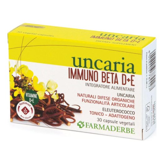 UNCARIA IMMUNO BETA D+E 30CPS UNCARIA IMMUNO BETA D+E 30CPS