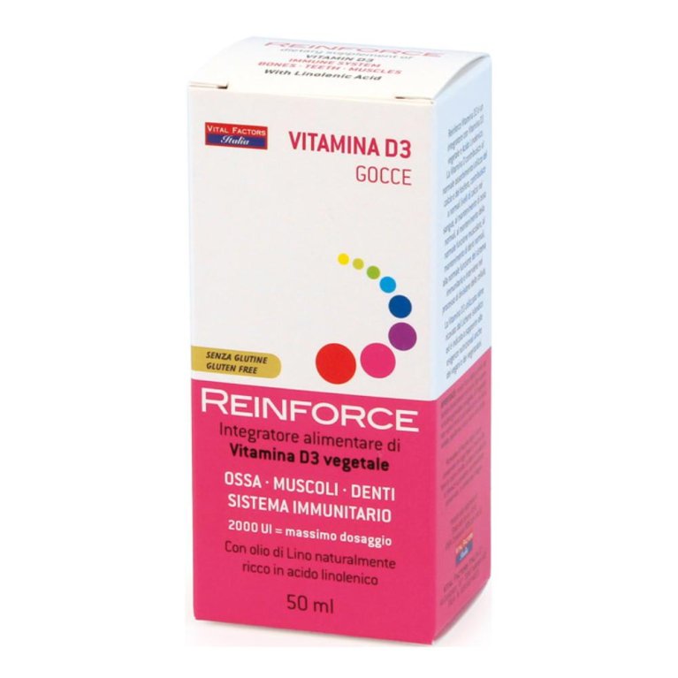 REINFORCE VITAMINA D3 GTT 50ML REINFORCE VITAMINA D3 GTT 50ML