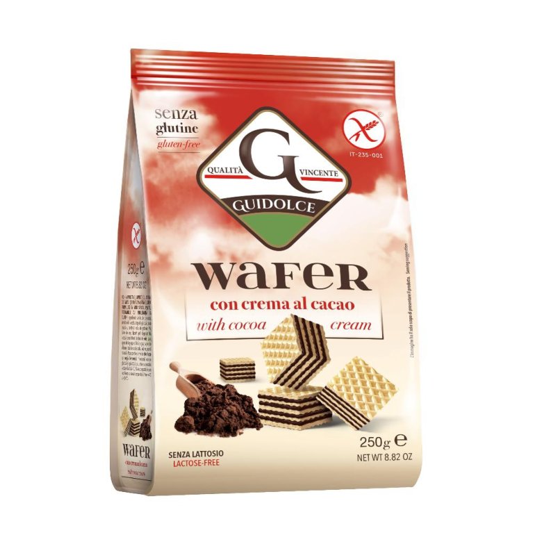 WAFER GUSTO CACAO 250G