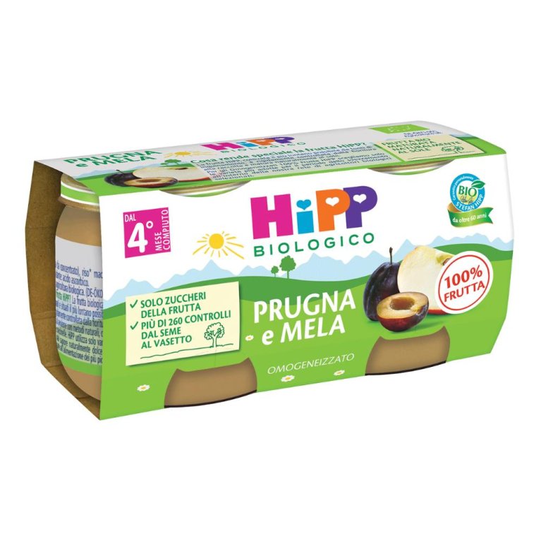HIPP BIO OMOG PRUGNA/MELA2X80G HIPP BIO OMOG PRUGNA/MELA2X80G