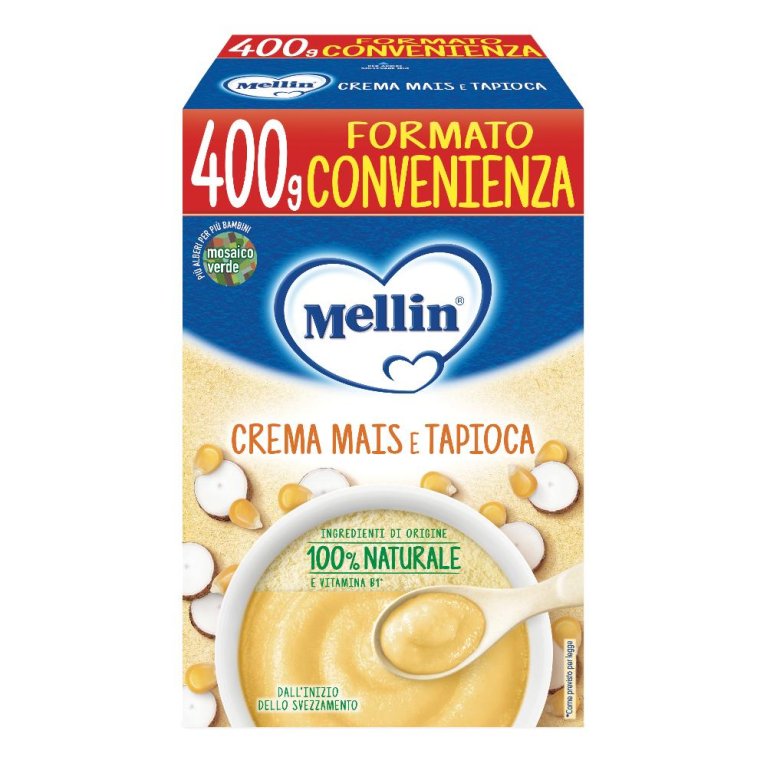 MELLIN CREMA MAIS/TAPIOCA 400G MELLIN CREMA MAIS/TAPIOCA 400G
