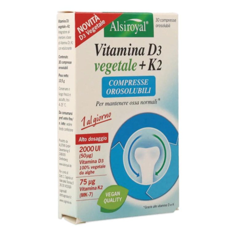 VITAMINA D3(2000U.I.)+K2 30CPR