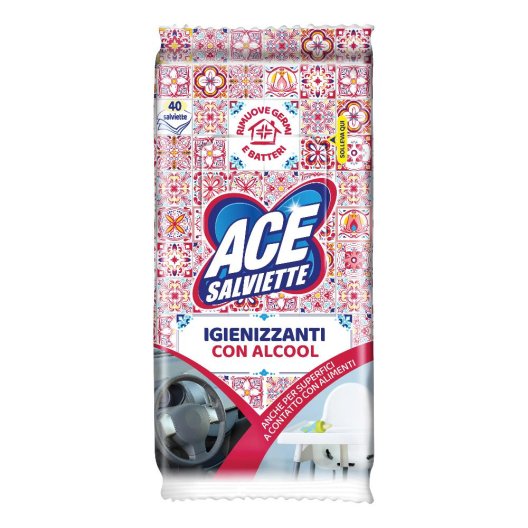 ACE SALVIETTE IGIEN ALCOOL40PZ ACE SALVIETTE IGIEN ALCOOL40PZ