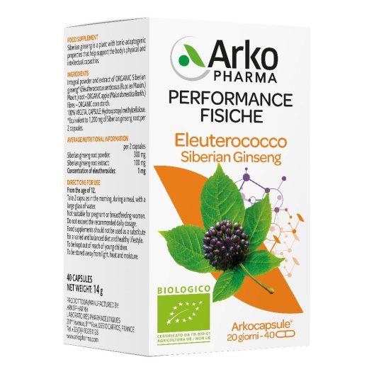 ARKOCPS ELEUTEROCOCCO BIO40CPS ARKOCPS ELEUTEROCOCCO BIO40CPS