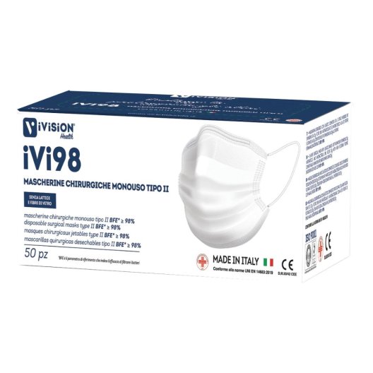 IVI98 MASCHERINA CHIR II 50PZ