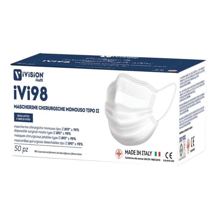 IVI98 MASCHERINA CHIR II 50PZ