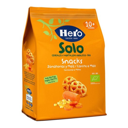 Hero Solo Snack Carota e Mais Biologici - 40 grammi