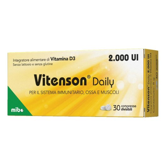 VITENSON DAILY D3 2000UI 30CPR VITENSON DAILY D3 2000UI 30CPR