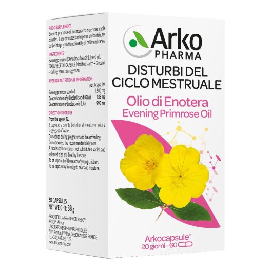 ARKOCPS OLIO ENOTERA BIO 60CPS ARKOCPS OLIO ENOTERA BIO 60CPS