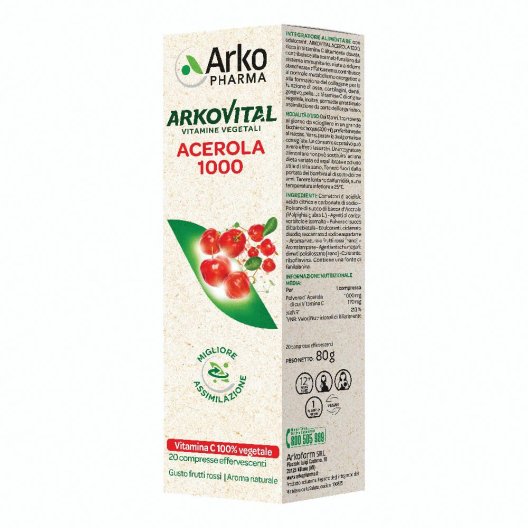 ARKOVITAL ACEROLA 1000 20CPR ARKOVITAL ACEROLA 1000 20CPR