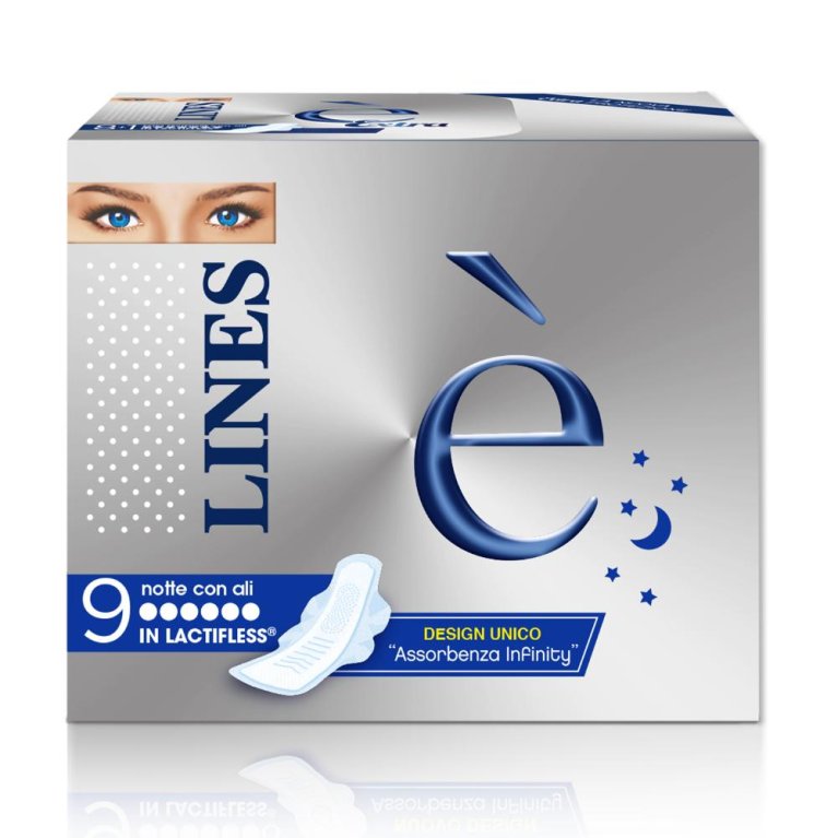 LINES E' NOTTE ASSORBENTI 9PZ LINES E' NOTTE ASSORBENTI 9PZ