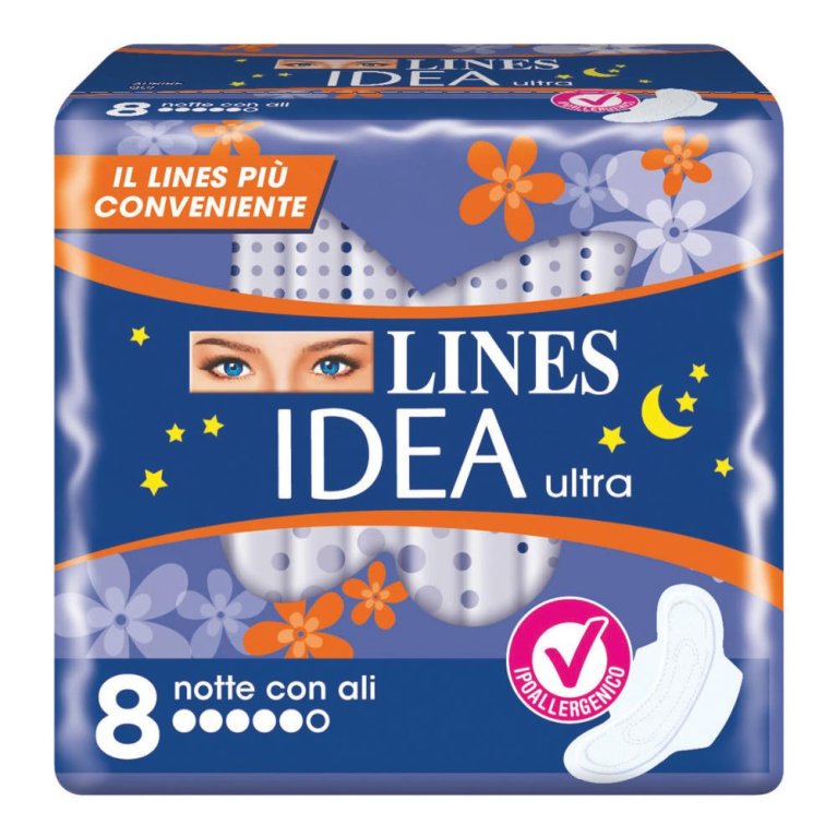 LINES IDEA ULTRA NOTTE ALI 8PZ LINES IDEA ULTRA NOTTE ALI 8PZ