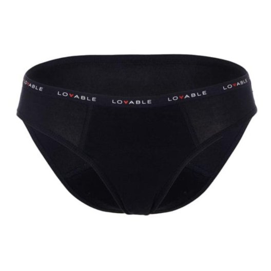 LOVABLE SLIP FLUSSO MEDIO NERO