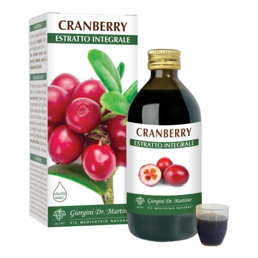 CRANBERRY ESTRATTO INTEGR200ML CRANBERRY ESTRATTO INTEGR200ML