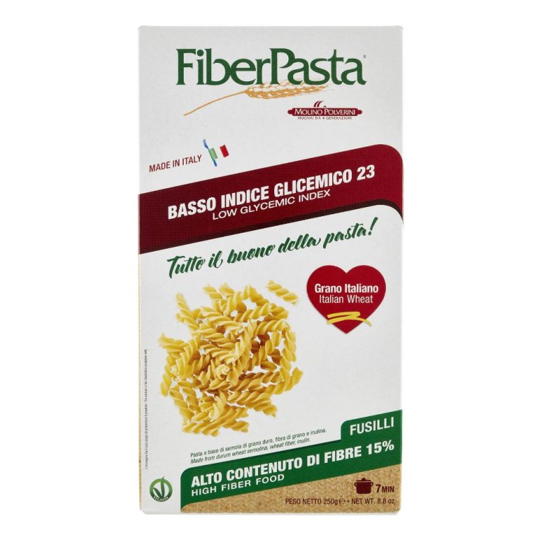 FIBERPASTA FUSILLI BASSO INDIC FIBERPASTA FUSILLI BASSO INDIC