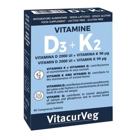 VITAMINE D3+K2 60CPR VITAMINE D3+K2 60CPR