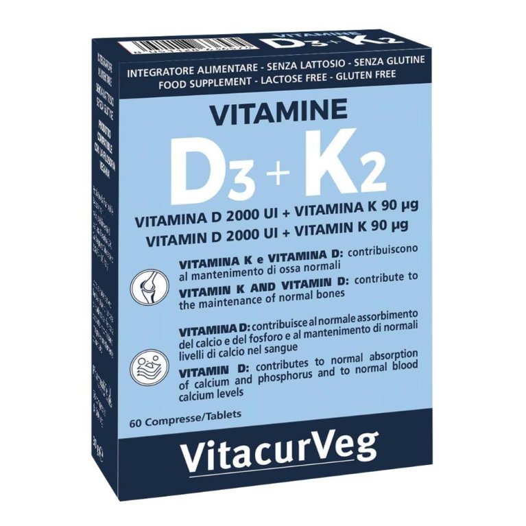 VITAMINE D3+K2 60CPR VITAMINE D3+K2 60CPR