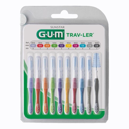 GUM TRAV-LER SCOVOLINI 10PZ 16