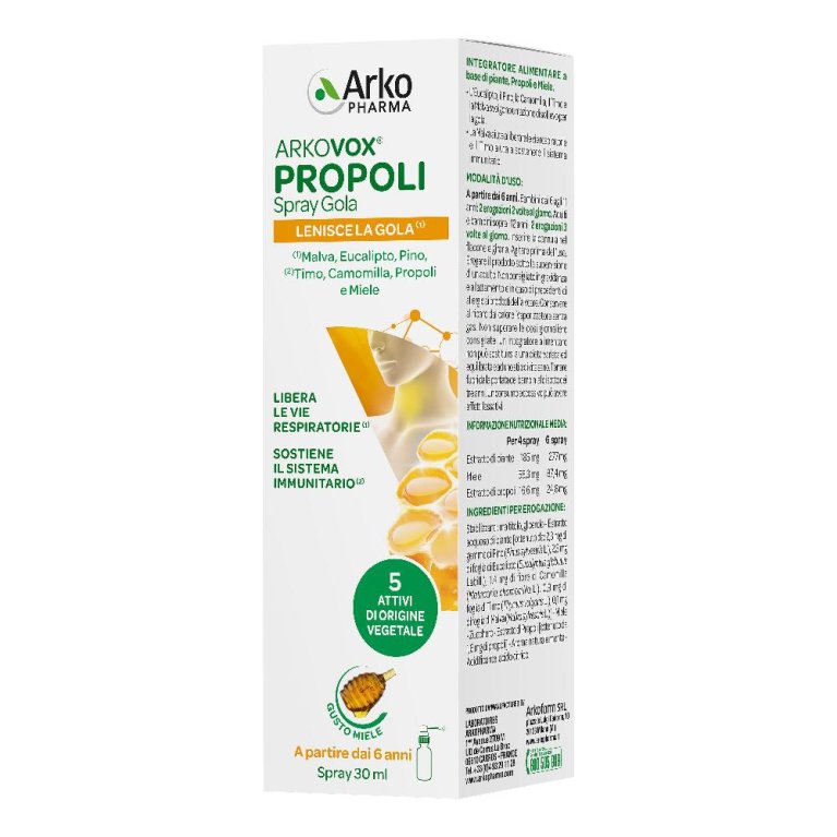 ARKOVOX PROPOLI SPRAY 30ML ARKOVOX PROPOLI SPRAY 30ML
