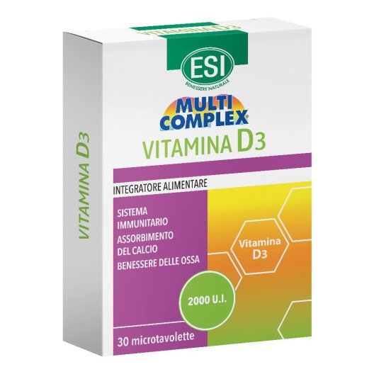 ESI MULTICOMPLEX VIT D3 30TAV ESI MULTICOMPLEX VIT D3 30TAV