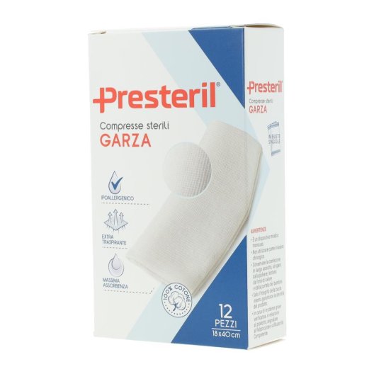 GARZA MEDIPRESTERIL 12/8 18X40