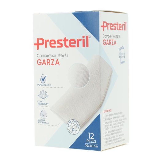 GARZA MEDIPRESTERIL 12/8 36X40
