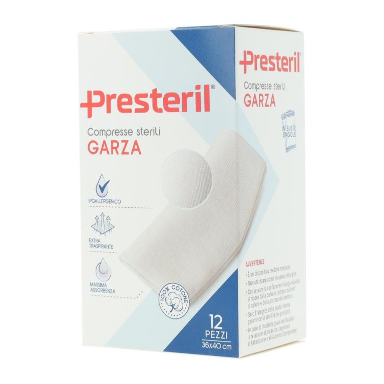 GARZA MEDIPRESTERIL 12/8 36X40