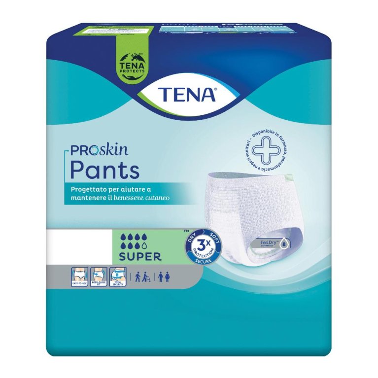 TENA PANTS SUPER XL 12PZ TENA PANTS SUPER XL 12PZ