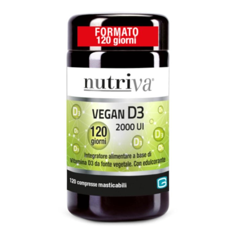 NUTRIVA VEGAN D3 120CPR NUTRIVA VEGAN D3 120CPR