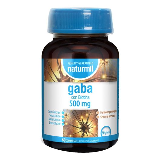 NATURMIL GABA 500MG 60CPS