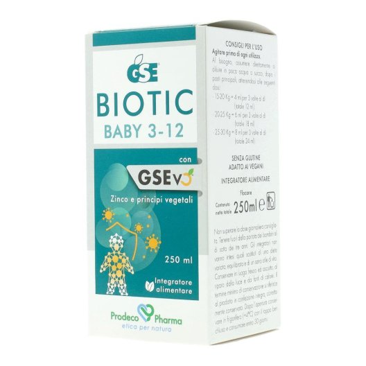 GSE BIOTIC BABY 3-12 250ML